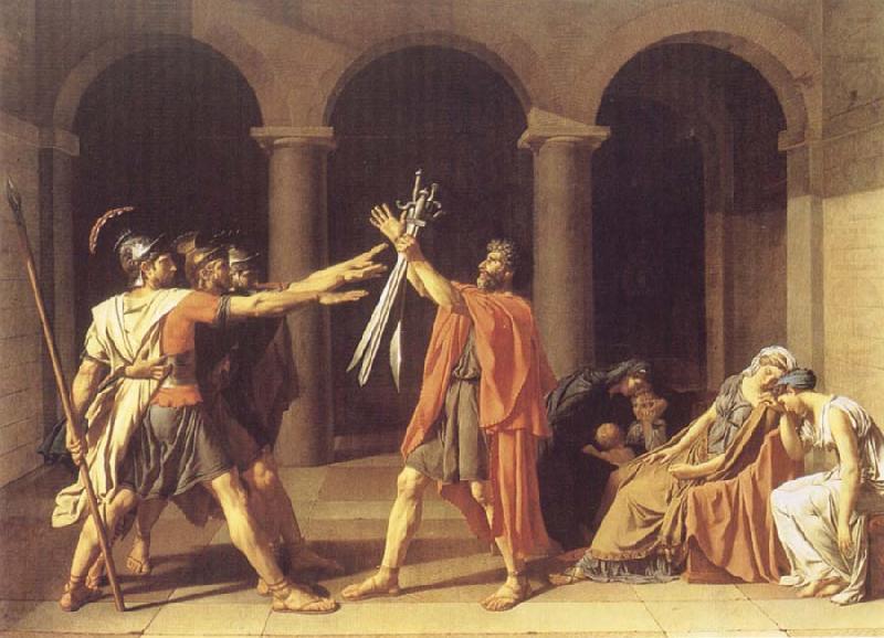 The Oath of The Horatii, Jacques-Louis David